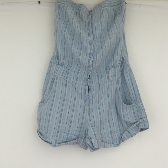Baby blue romper