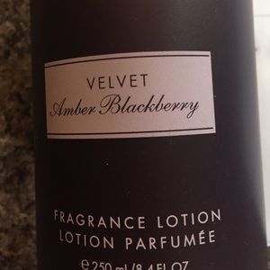 Victoria's Secret Velvet Amber blackberry lotion