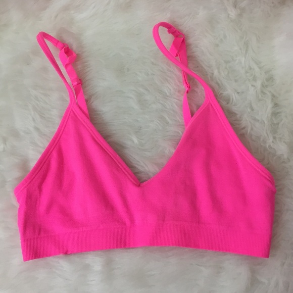 Hot pink bralette