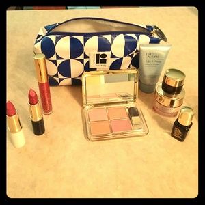 Estee Lauder Bag and cosmetics