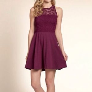Maroon Hollister dress