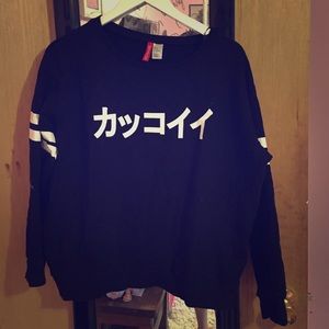 black and white graphic shirt