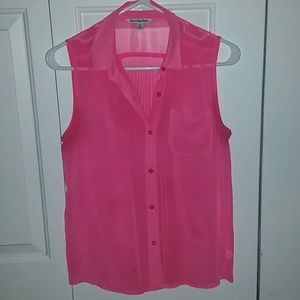 AE sheer pink blouse