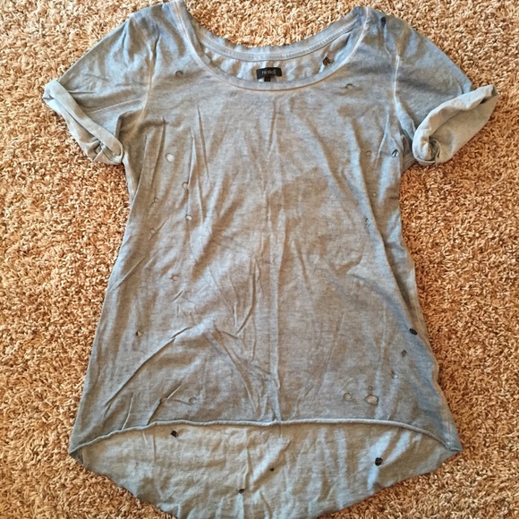Nollie distressed tee