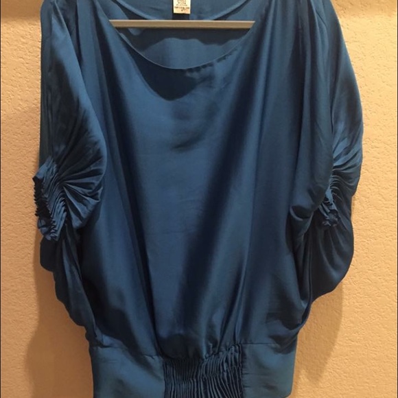 DVF silk top