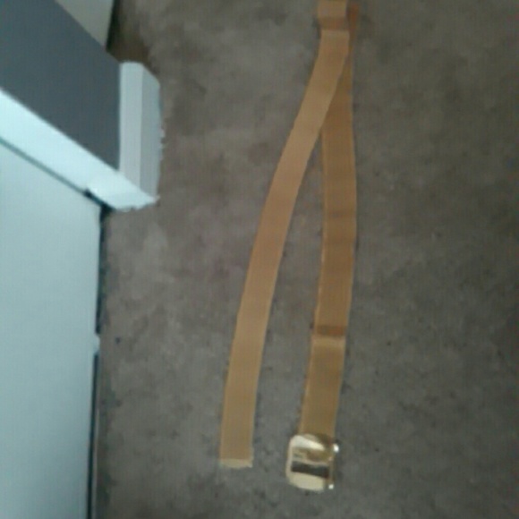 Gold net-like belt
