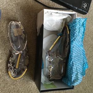 Dolce Vita snake sandals US 7.5