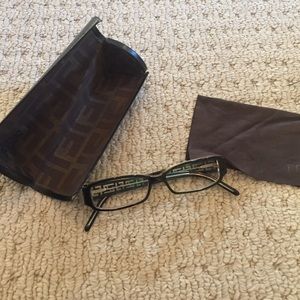 FENDI Prescription Glasses w/ case & cloth