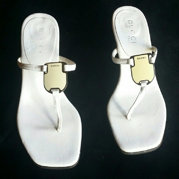Gucci Shoes - GUCCI WHITE SANDAL