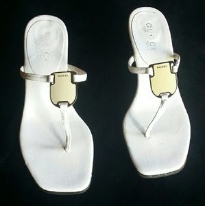 GUCCI WHITE SANDAL
