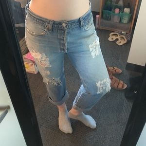 vintage Levi boyfriend jeans!