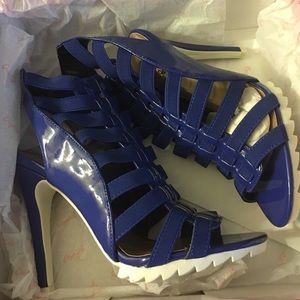 Brand new blue heels