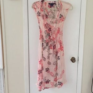 Sheer floral French Connection dress.