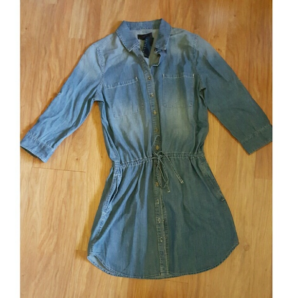 Jean Button Up Dress