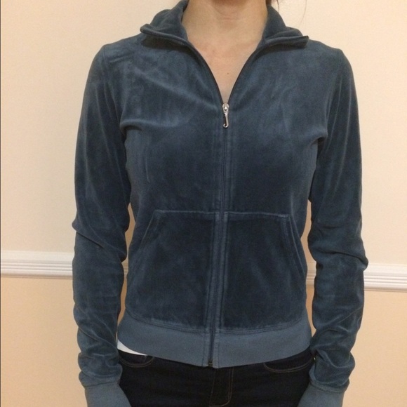 Juicy Couture Velour Long Sleeve Track Jacket - Picture 1 of 4