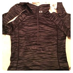 NWT Under Armour compression zip up