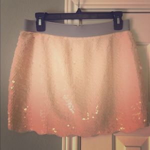 BCBG sequence mini skirt