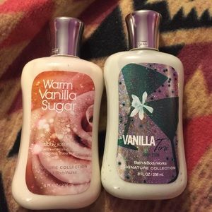 Bath and body works body lotions