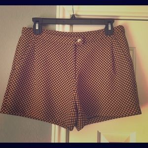 Retro pattern shorts
