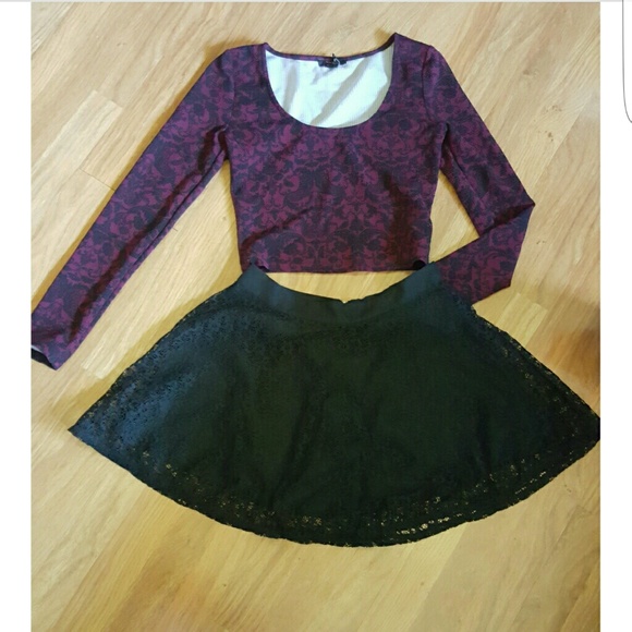 NEW Forever 21 Lace Skirt