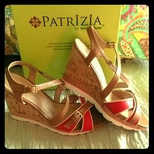 Patrizia Stappy Wedge Sandals
