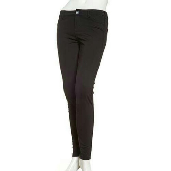 Juniors skinny ponte knit pants
