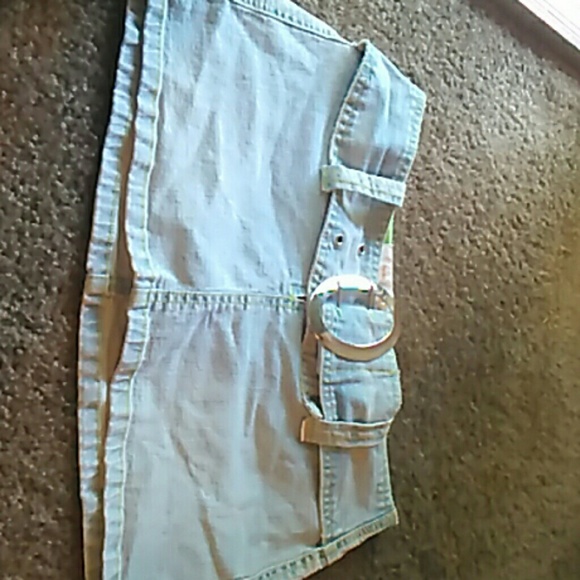 Super sexy belted low rise skirt