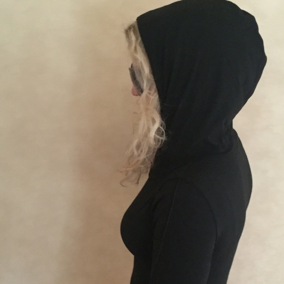 Sexy Long Sleeve Hoodie Bodycon Dress - Picture 4 of 4