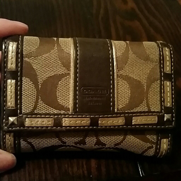 Authentic coach wallet