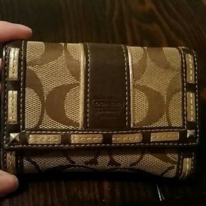 Authentic coach wallet