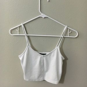 Topshop Cropped Shirt