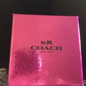 Coach earring and necklace. 💝