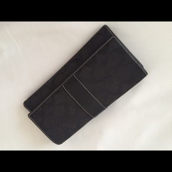 Coach black wallet