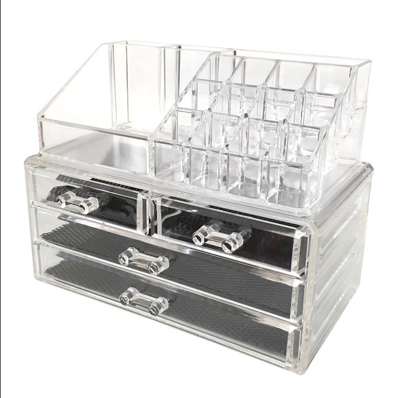 4 DRAWER +lipstick makeup organizer !