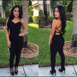 Black jumpsuit