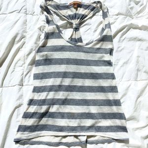 Hive & Honey Striped Racerback Tank Top