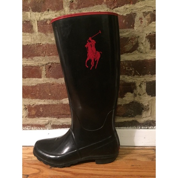 Ralph Lauren polo rain boots