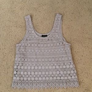 Topshop lace tank