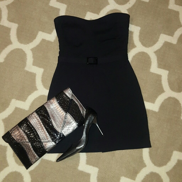 Strapless Belted Banana Republic Dress - Picture 1 of 3