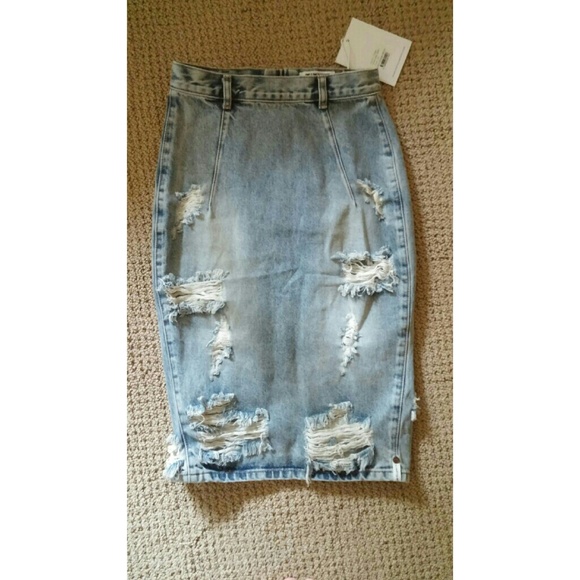 🚫SOLD🚫One Teaspoon blue blossom freelove skirt