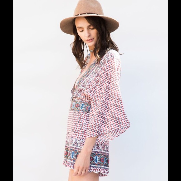 Eryn Bohemian Rhapsody Romper - Picture 2 of 4