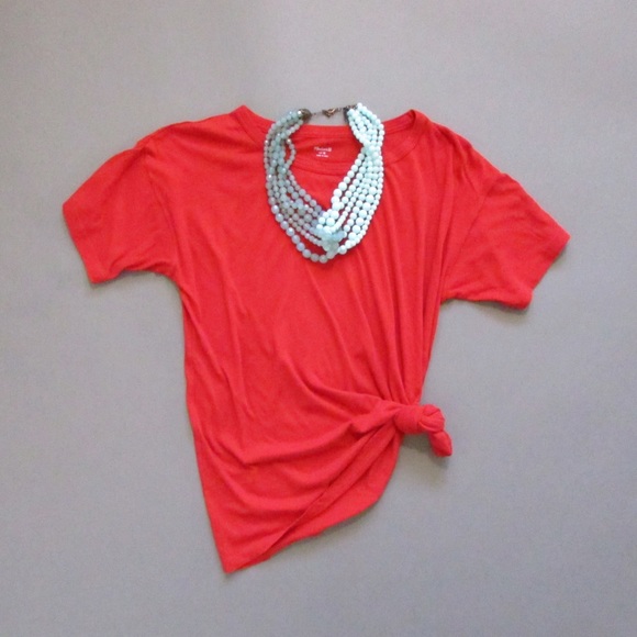 🔺SOLD🔻on Instagram • Comfy Madewell Tee in Red