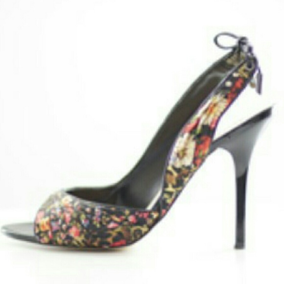 Guess Floral Slingback Sandals