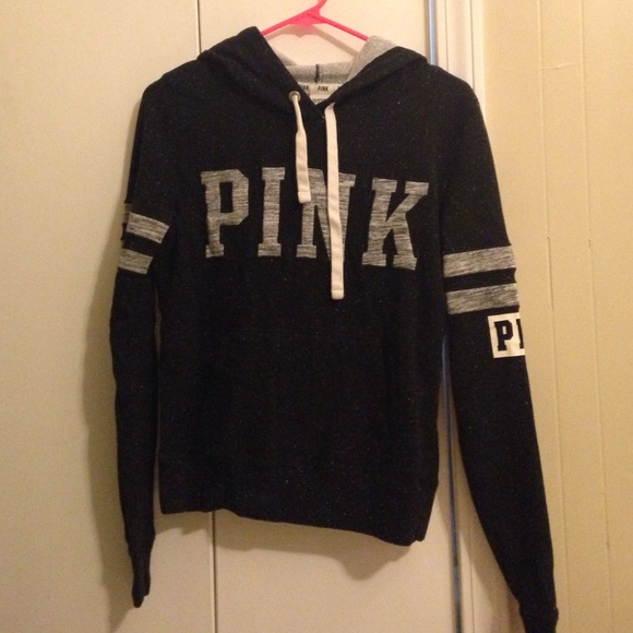 Victoria's Secret Pink Black Hoodie