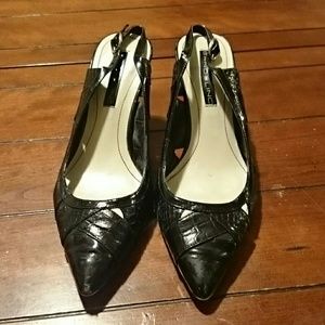 Black heel Slingback