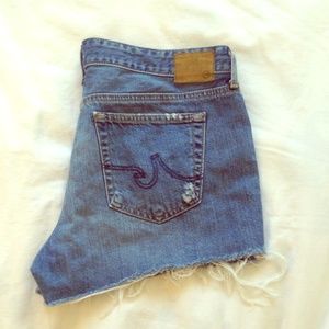 ADRIANO GOLDSCHMIED AG jorts cutoff jean shorts 30