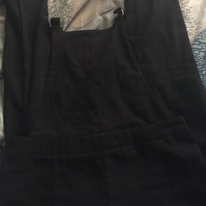 Super cute black overalls