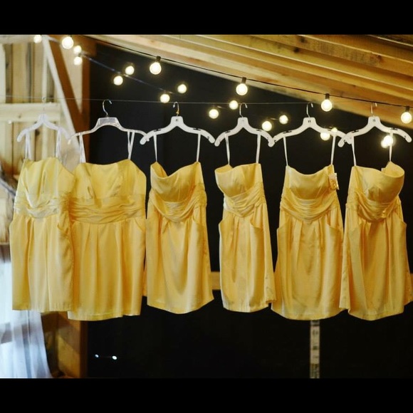 Yellow Bridesmaid dress