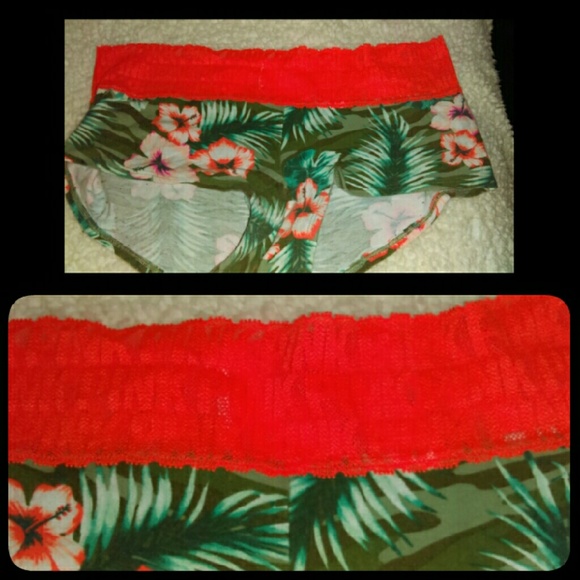 Pink skinny tropical collegiate pants - Picture 4 of 4