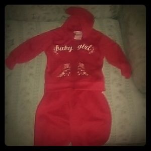 Lil girls jogging sute